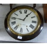 A 20thC wall clock, the movement faced by a Roman dial, inscribed Seth Thomas,