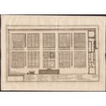 [Valentyn (Francois)] FOLDING PLAN OF THE COMPANYâ€™S GARDEN AT THE CAPE. From: OUD EN NIEUW OOST-