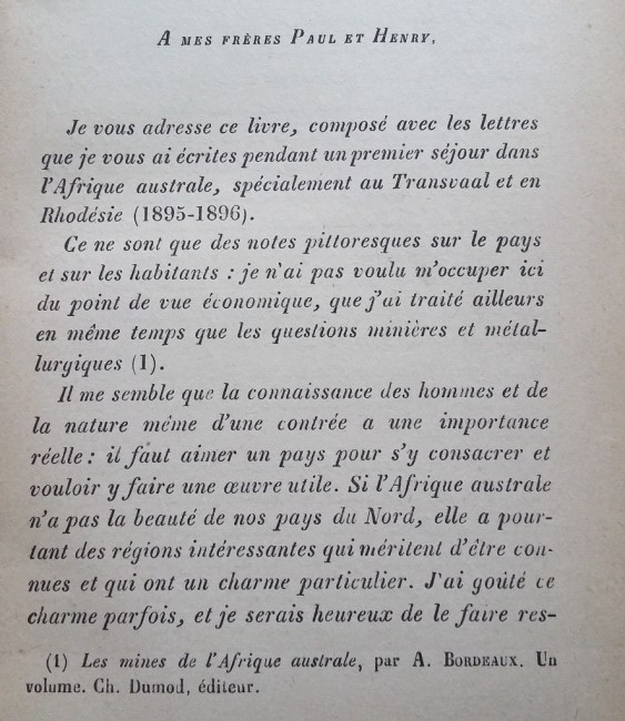 Albert Bordeaux Rhodesie et Transvaal. Impressions de Voyage (1900) CONTENTS: I. Beira and Cape Town - Image 4 of 4