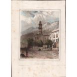 Dâ€™Hastrel (Adolphe) TEMPLE PROTESTANT Ã€ CAP-TOWN Lithographic view of St George’s Church (