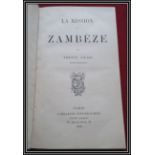 Theophile JOUSSE La mission au Zambeze (1890) "The mission of the Zambezi River" written by