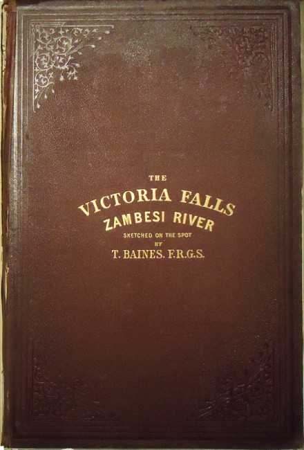 Baines (Thomas) THE VICTORIA FALLS ZAMBESI RIVER Tinted lithographic title page, 8 pages of letter - Image 4 of 4