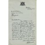 H.F. Verwoerd VERWOERD - SIGNED AUTOGRAPH LETTER One page circa 80 word autograph letter by H.F.