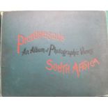 None Picturesque South Africa- An Album of Photographic Views Original dark green boards with red