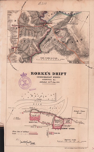 Anglo-Zulu War SKETCHES OF THE ZULU WAR 1879 7 lithographically printed maps bound together in one - Image 4 of 4