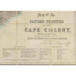 Henry Hall Map of the Eastern Frontier of the Cape Colony Title: Map of the Eastern Frontier of