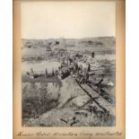 Imperial Military Railways Photographic Department. PHOTO ALBUM OF 32 PHOTOS OF BRIDGE AND RAILWAY