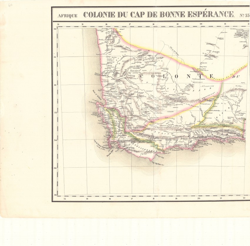 Philipp Vandermaelen Afrique Cap de Bonne Esperance. No. 53 & No. 54 This lot comprises two maps