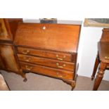 An early 20th Century mahogany bureau,