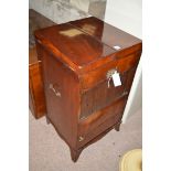 An early 19th Century mahogany converted washstand,