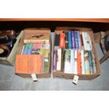 A collection of modern hardback books, 18th and 19th Century historical subjects, in two boxes.