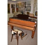 Collard and Collard: a walnut cased baby grand piano, serial number 189363.