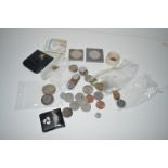 A quantity of British and foreign coins and bank notes,