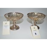 A pair of Edwardian silver bon-bon dishes, by William Hutton & Sons, Birmingham 1907.