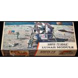 An Airfix 1/72 scale model kit, Series-3 Lunar Module, boxed.