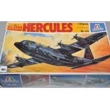 Italeri 1/72 scale model kit, Hercules AC-130A Gun Ship, No.139, boxed.