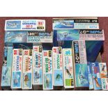 Fujimi 1/72 scale model kits of helicopters and aeroplanes.