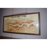 A chromolithograph - "The River Tyne", published by Andrew Reed & Co. Ltd, Newcastle.