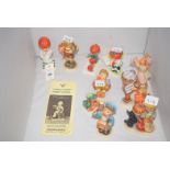 A collection of ten Hummel figurines, various.