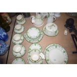 A part Royal Doulton 'Countess' pattern dinner and tea service.