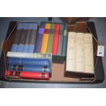 A box of Folio Society books, including: three vols. by Oscar Wilde; six vols.