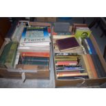 Two boxes of assorted books,