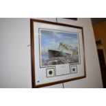 Limited edition signed print - "Titanic: The Ship Of Dreams", after Timothy O'Brien No.