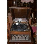 A Lloyds table-top gramophone;together with a quantity of 78rpm records.