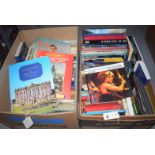 Two boxes of assorted books,