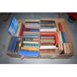 Two boxes of miscellaneous hardback books, various subjects, including: Scotland; fiction; etc.