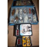 Star Wars Mini Action Figures collectors' case, including: twelve figures,