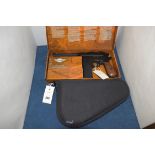 A Legends Lugar air pistol with case.