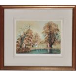 After Helen Layfield Bradley - "Autumn", signed in pencil, limited edition colour print, 22.5 x 30.