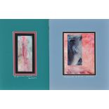 Robert Gammie - "Soft Touch" and "Red/Shift 2", signed, inscribed and dated 7.99 and 8.