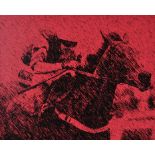 Attributed to Mark Scorer - ''Drever Wins Again: Cheltenham", inscribed and dated 2007 verso,