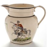 A late 18th/early 19th Century Sunderland creamware jug, by Phillips & Co.