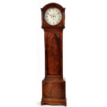 A Georgian mahogany longcase clock, probably Scottish,