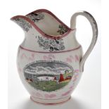 A 19th Century Sunderland lustre ewer,