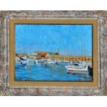 Sidney Smith (1912-1982) "Antibes - The Harbour", signed; signed and inscribed '66 verso,