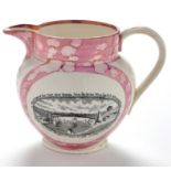 A 19th Century Sunderland lustre jug,