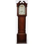 Johnstone, Langholm: a George III oak longcase clock,