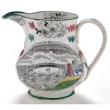 A 19th Century Sunderland jug by Moore & Co.