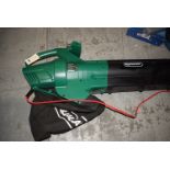 A Qualcast electric garden vacuum/ leaf blower.