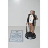 A figure of William Hartnell from the Doctor Who Time Lord Collection, by Product Enterprise Ltd.