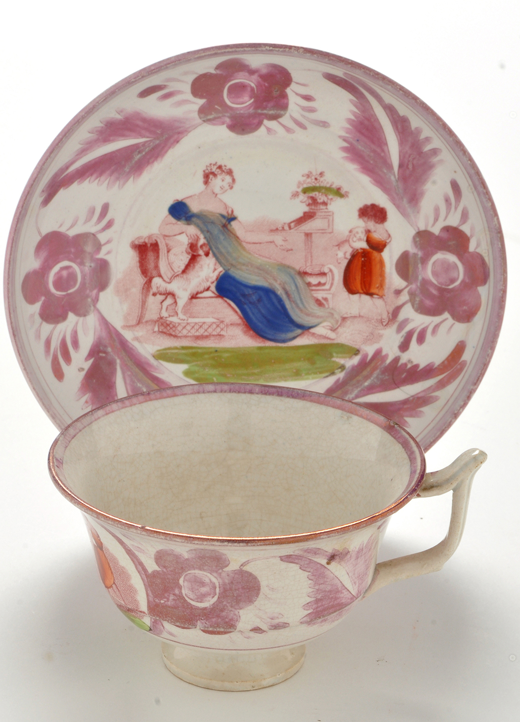 A quantity of Sunderland tea china, to include: a Dixon, Austin & Co. - Image 5 of 8