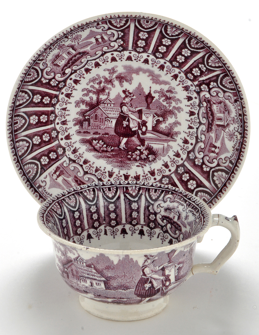 A quantity of Sunderland tea china, to include: a Dixon, Austin & Co. - Image 2 of 8