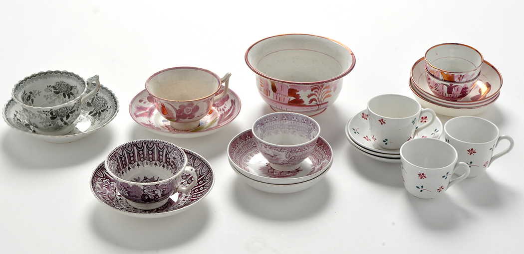 A quantity of Sunderland tea china, to include: a Dixon, Austin & Co. - Image 6 of 8