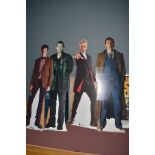 Doctor Who cardboard cut-outs, to include: Doctors 9; 10; 11 and 12.