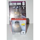 An SD6 Imperial Guard Dalek "Parting of The Waves", by Eaglemoss Ltd, boxed; together with booklet.