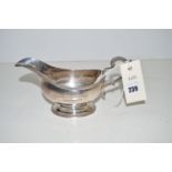 A silver trophy sauce boat of beaded decoration, inscribed "Onion Bisto Handicap Hurdle Race,